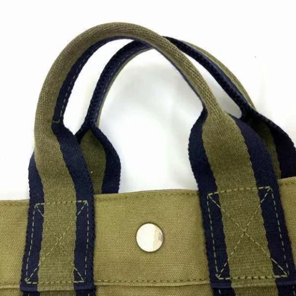 Hermès Vintage Pre-owned Canvas totes Green Dames