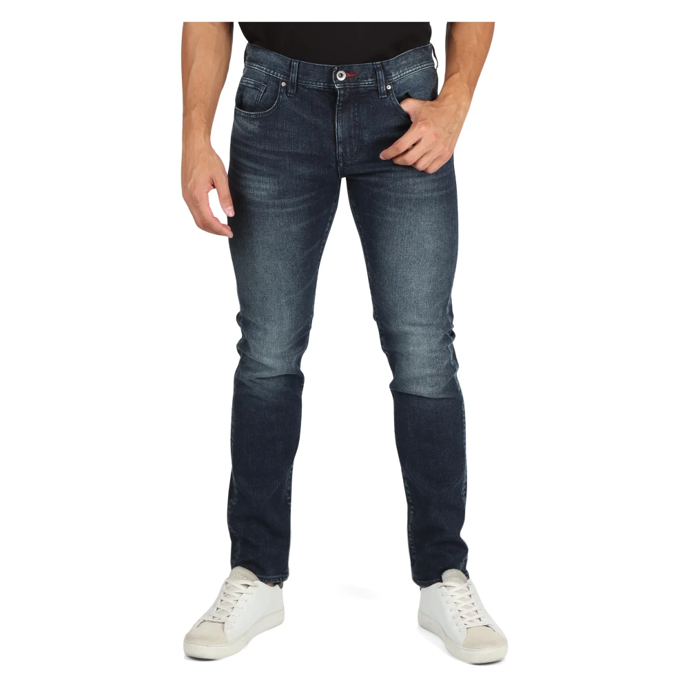 Armani Exchange Slim Fit Vijf Zakken Jeans Blue Heren