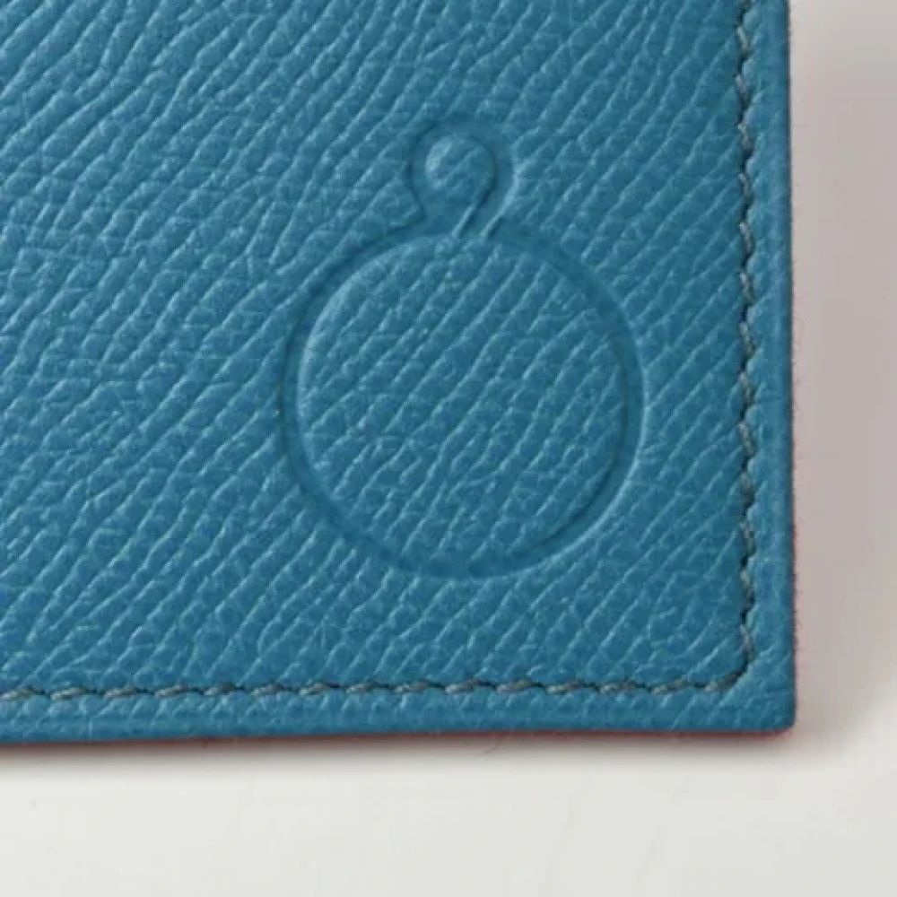 Hermès Vintage Pre-owned Fabric pouches Blue Dames