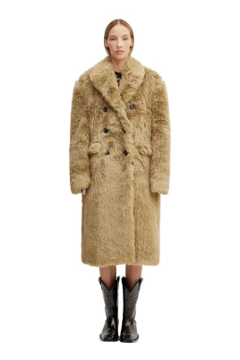 Fields Fur Buttons Coat