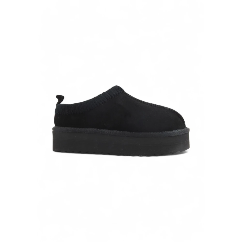Colors Of California Women's Black Mules, 5 Uk, Platform Sabot