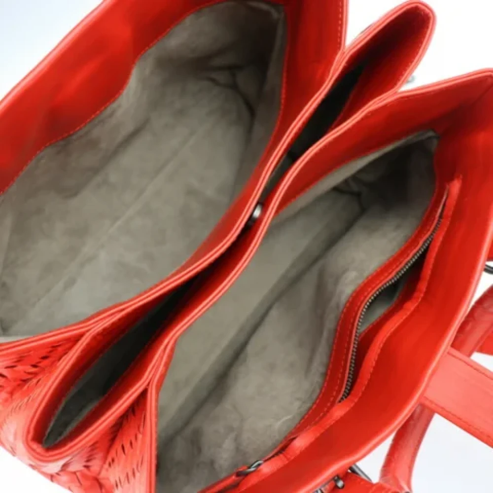 Bottega Veneta Vintage Pre-owned Leather totes Red Dames