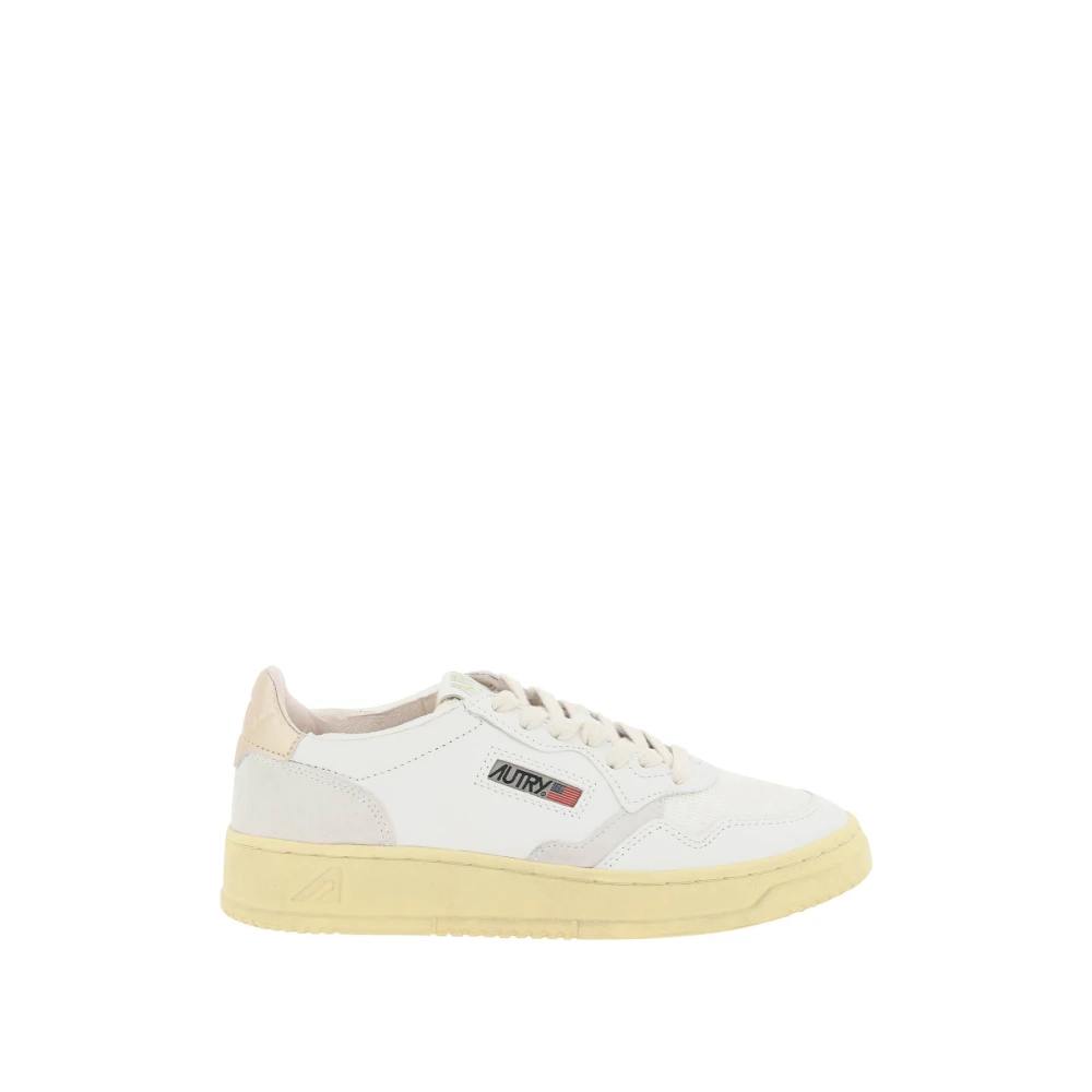 Autry L?ga lädersneakers White, Dam