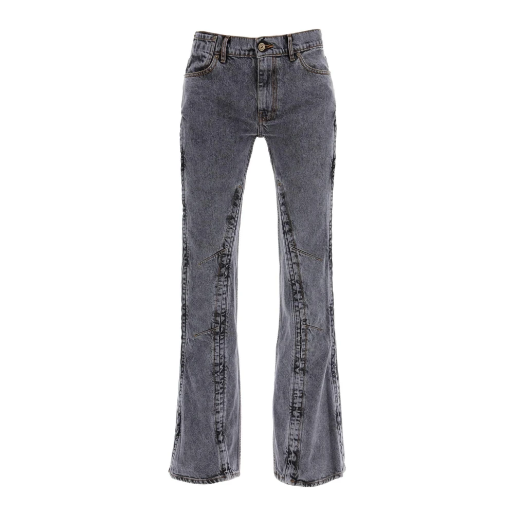 Y Project Flared Jeans Gray Dames