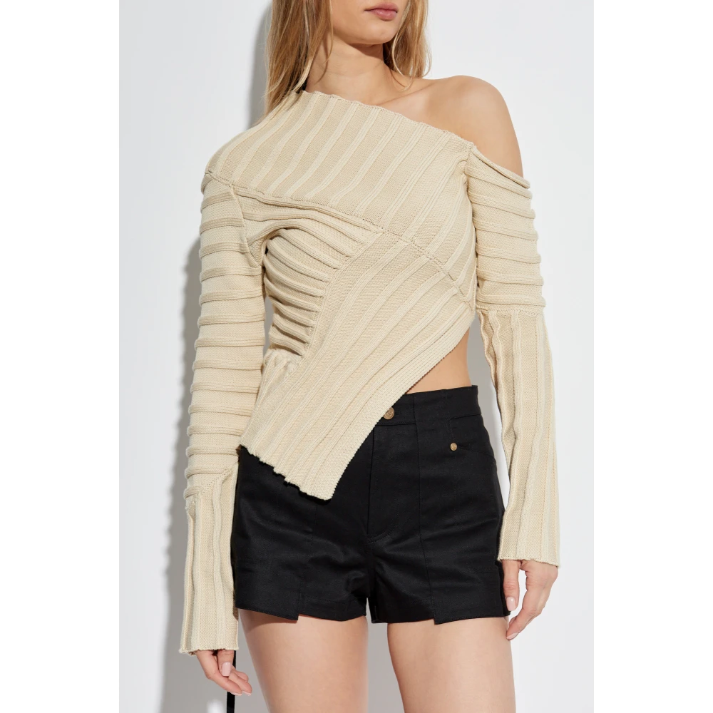 Cult Gaia Top Jaidan Beige Dames