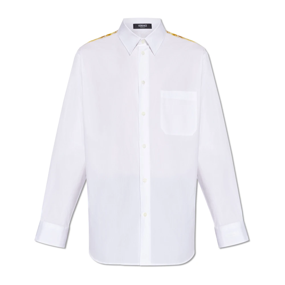 Versace Overhemd met zakken White Heren