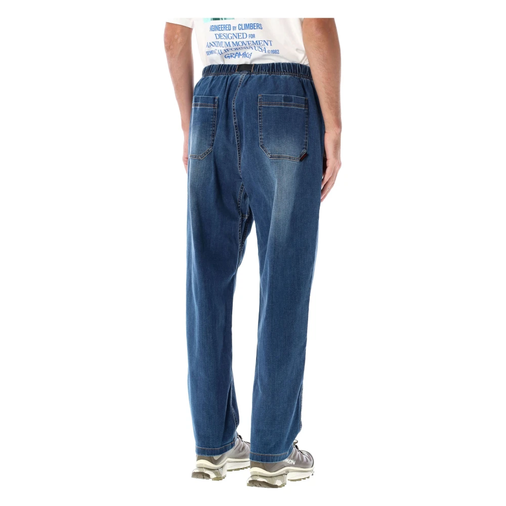 Gramicci Donkere Gebruikte Losse Tapered Jeans Blue Heren