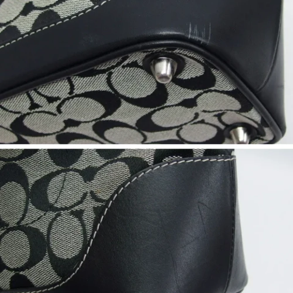 Coach Pre-owned Leather handbags Black Dames