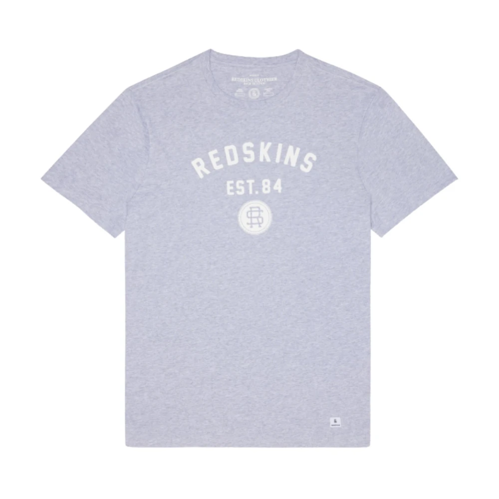 Redskins Bedrukt Logo T-shirt Grijs Gray Heren