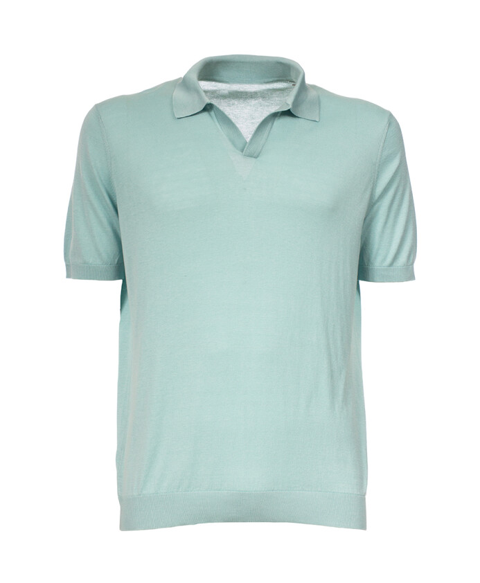 polo-en-soie-col-en-v