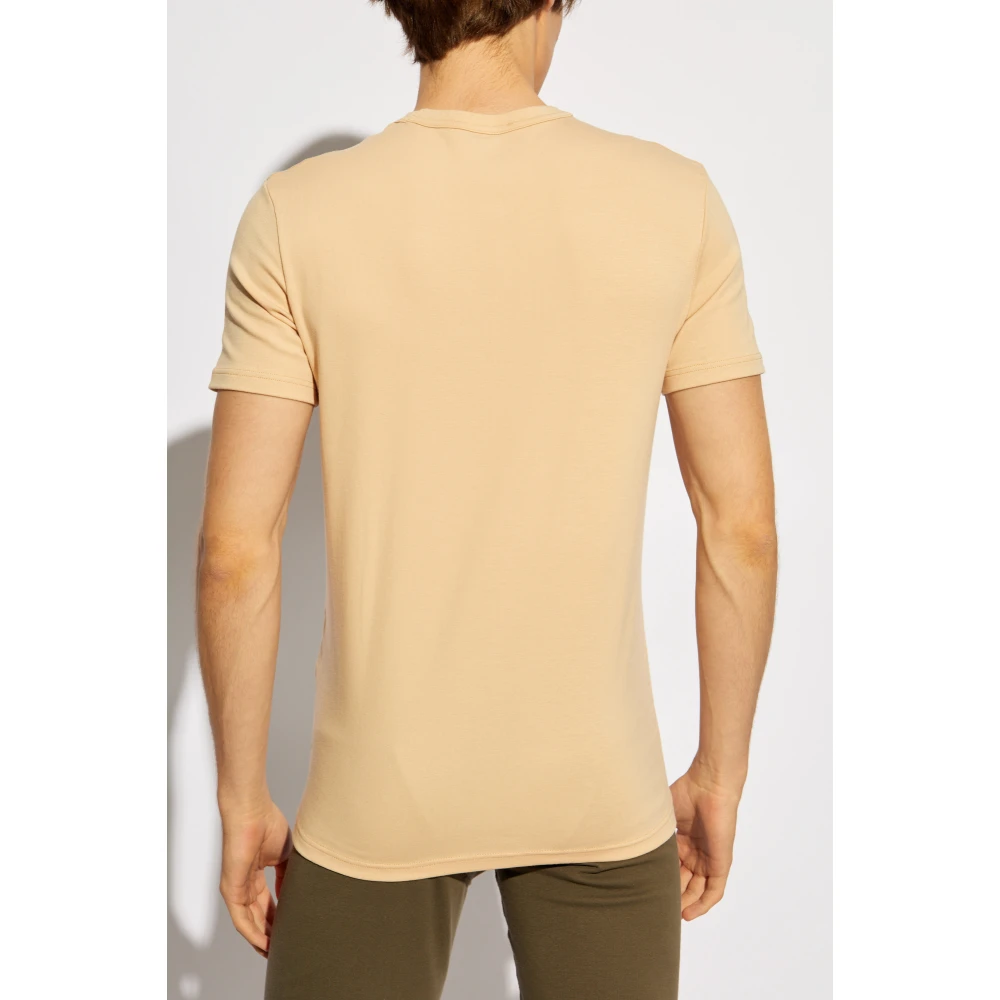 Tom Ford T-shirt uit de 'Underwear' collectie Beige Heren