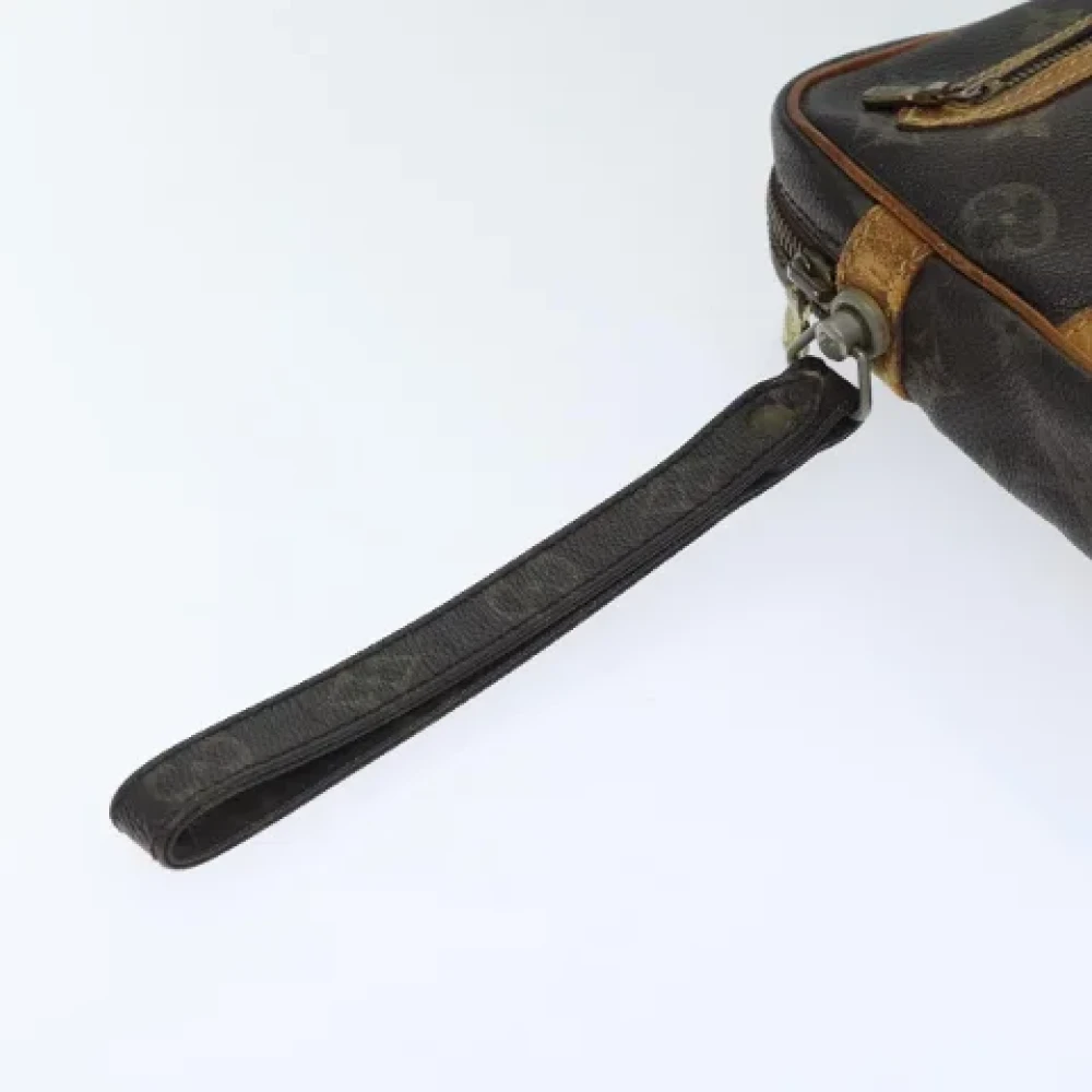 Louis Vuitton Vintage Pre-owned Canvas clutches Brown Dames