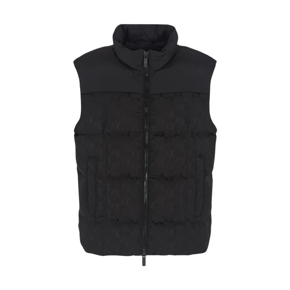 Armani Exchange Zwarte Jassen voor Stijlvolle Look Black Heren