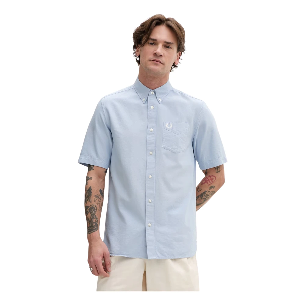 Fred Perry , Herren, Shirts, Blau, L