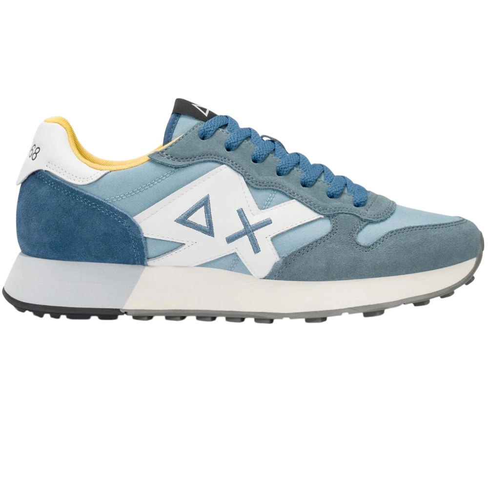 Sun68 Blue Sneakers, Male, 8 Uk, Jaki 2.0 Solid Sneaker