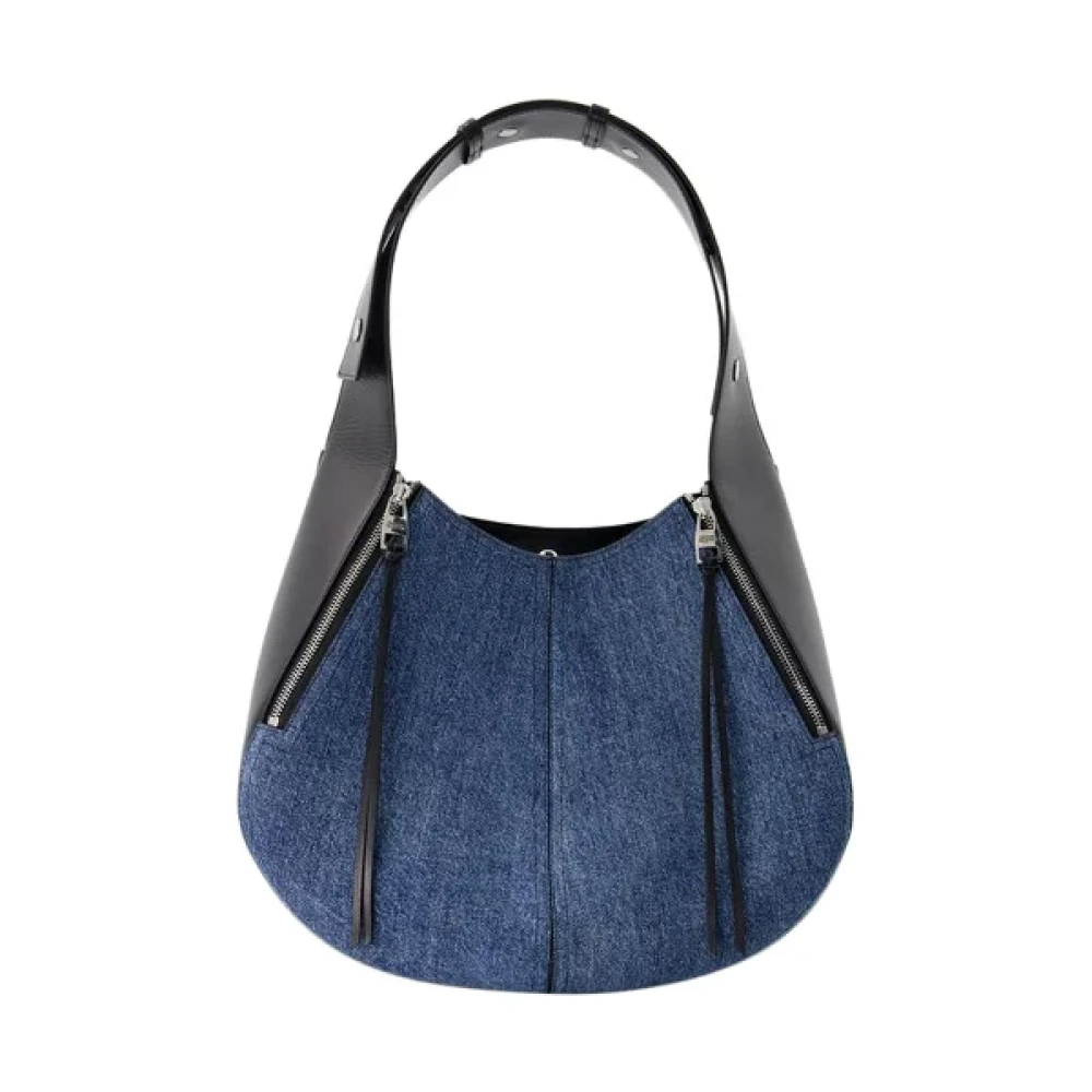 Alexander McQueen Pre-owned Cotton handbags Blue Dames