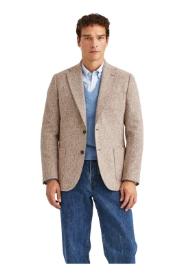 Brushed Herringbone Jacket