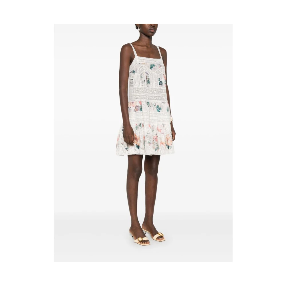 Zimmermann Bloemen Kant Jurk Multicolor Dames