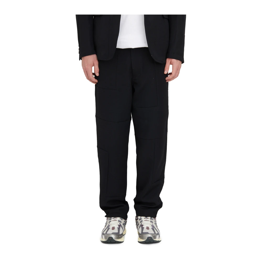 Comme des Garçons Wollen maatwerkbroek Black Heren