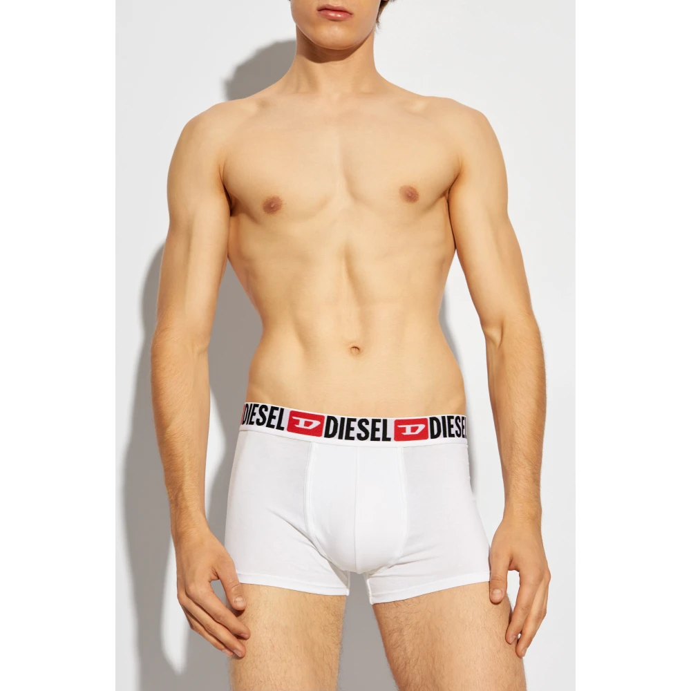 Diesel Driepak boxershorts Umbx-Damienthreepack White Heren