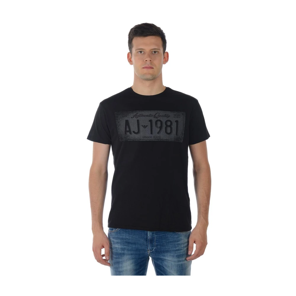 Armani Jeans Men's Black T-Shirts, Xl, T-Shirt Sweatshirt