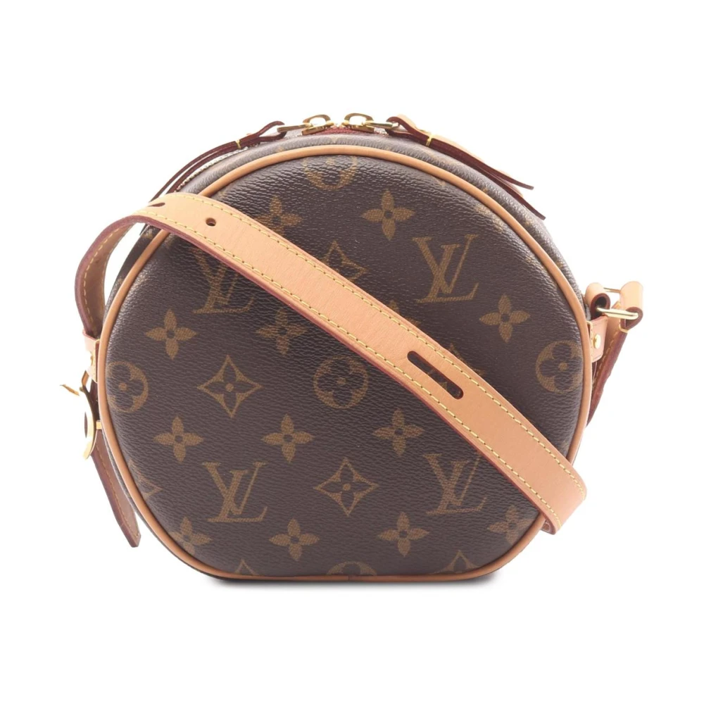 Louis Vuitton Vintage Women's Brown Pre-Owned Vintage Monogram Round Crossbody Bag
