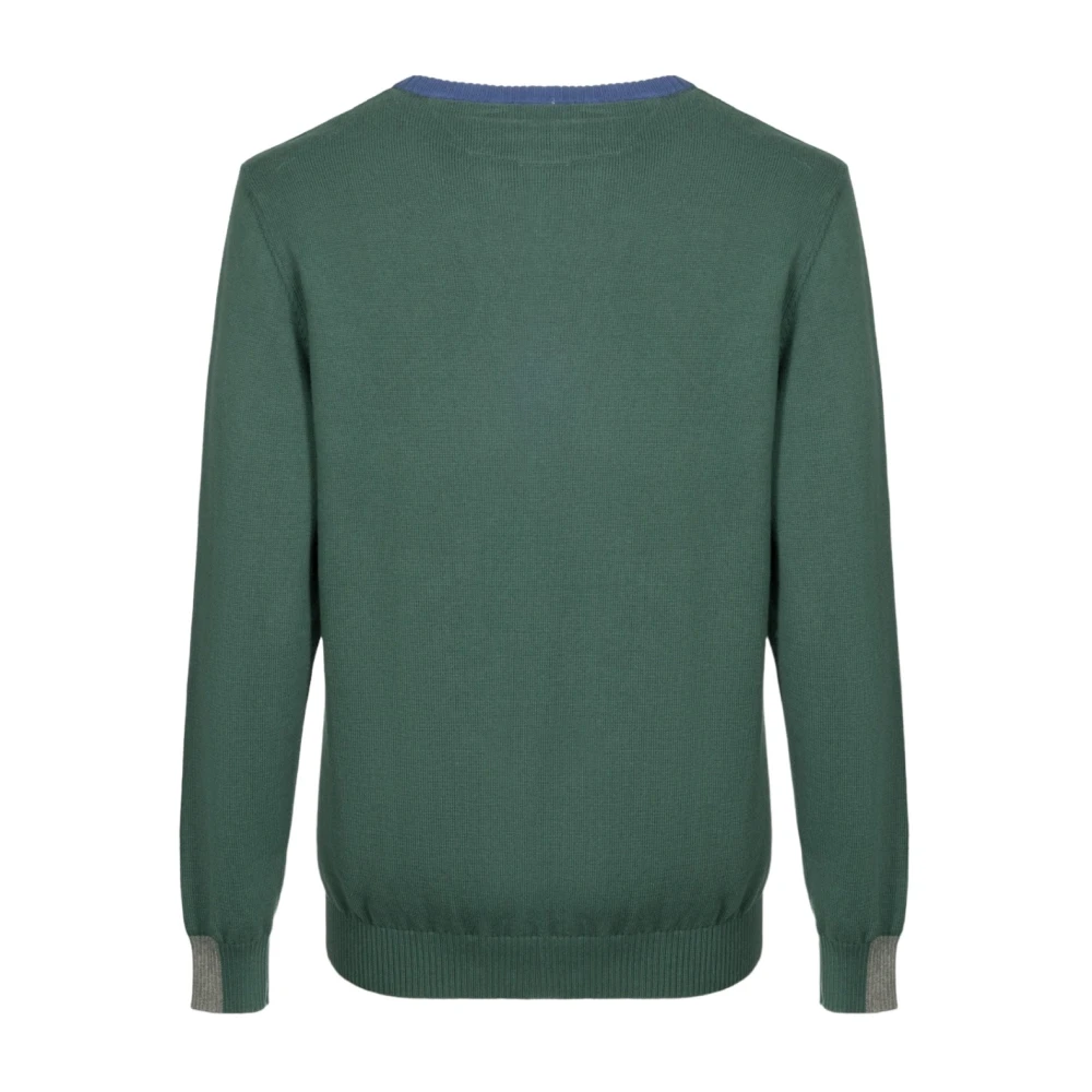 GAS Trui met ronde hals Green Heren