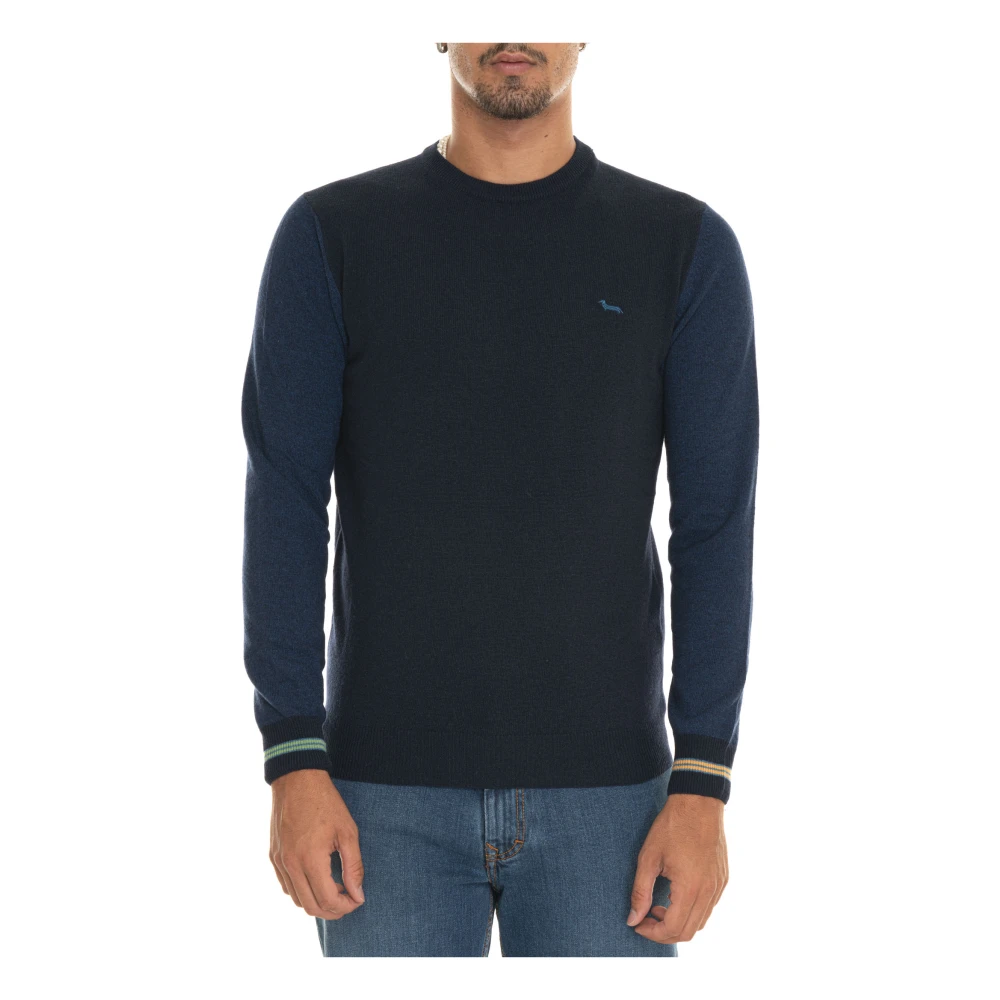 Harmont & Blaine Stijlvolle Gebreide Trui voor Mannen Blue Heren