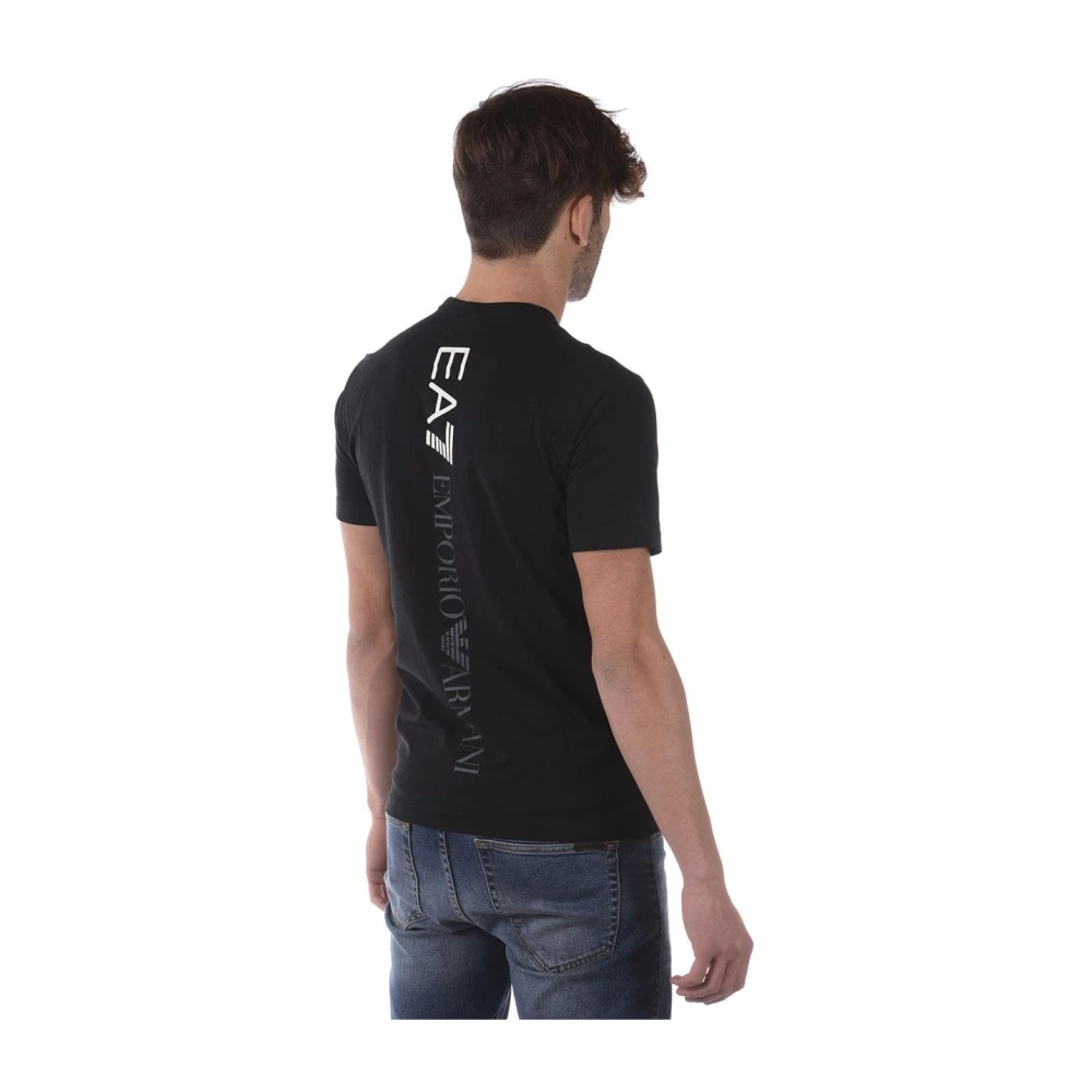 Emporio Armani EA7 Stijlvolle Sweatshirt voor Mannen Black Heren