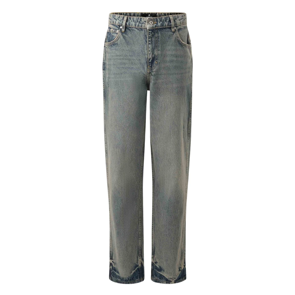 Represent Klassieke Straight Leg Denim Jeans Gray Heren