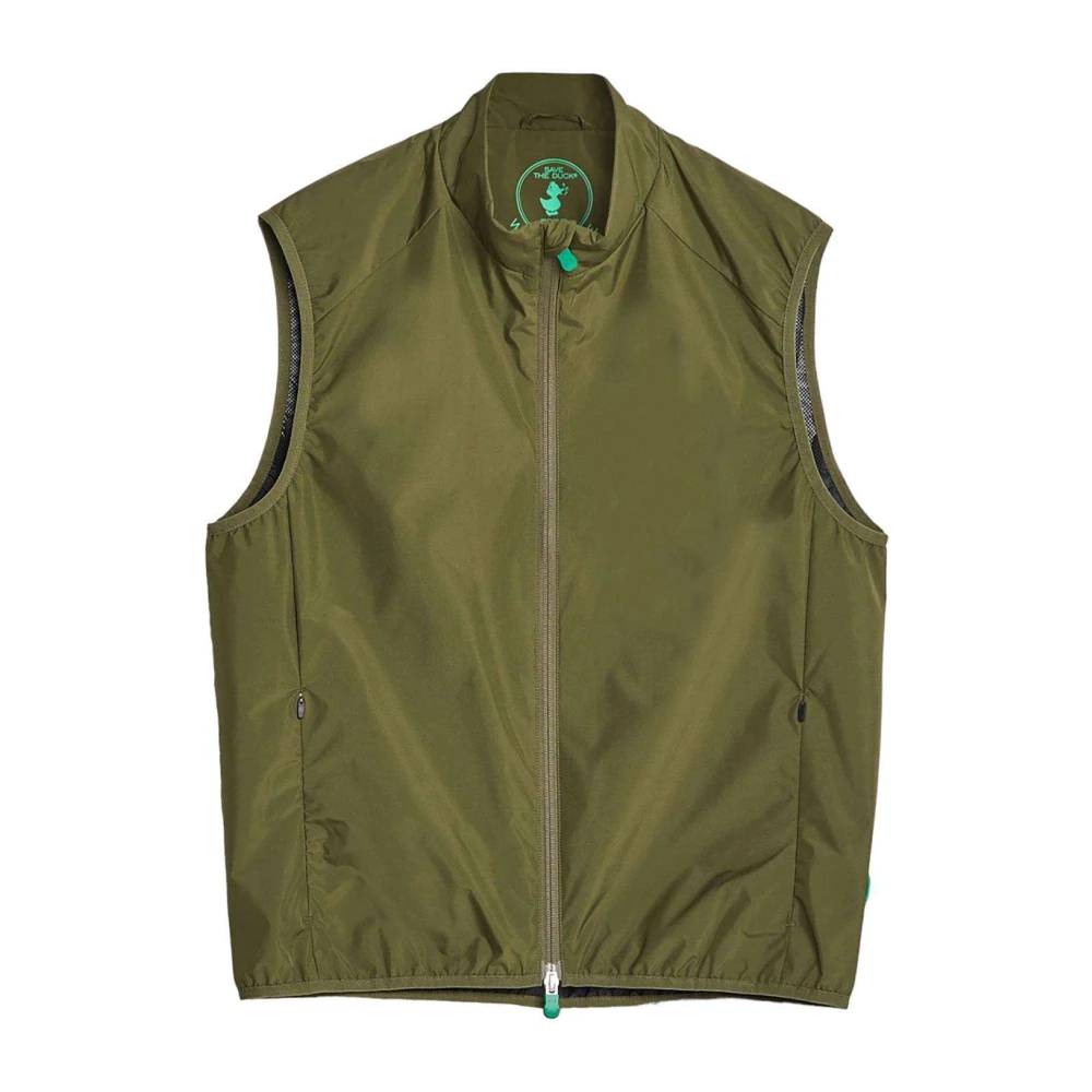 Save The Duck Stijlvol Gilet Jasje Green Heren