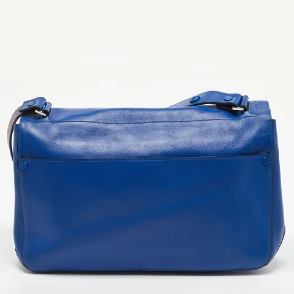 Proenza Schouler Pre-owned Leather shoulder-bags Blue Dames