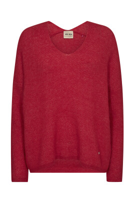 soft-v-neck-knit-sweater-chinese-red