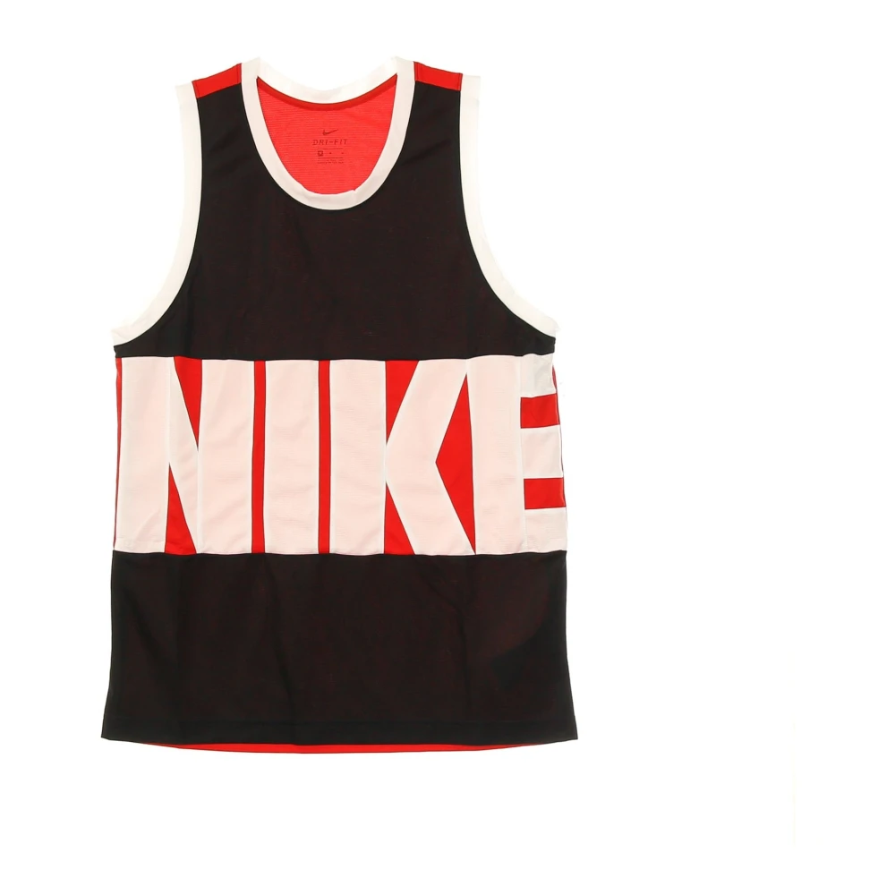 Nike Basketbal Tanktop Starting Five Black Heren