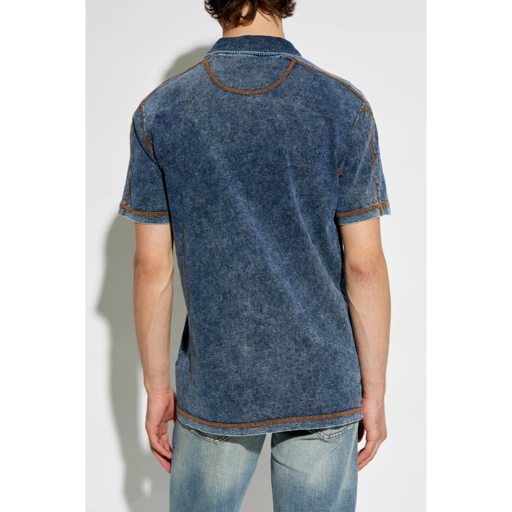 Diesel Polo `T-Swind` Blue Heren