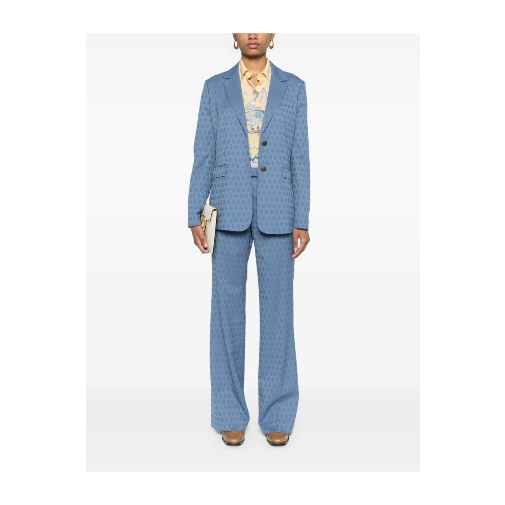 ETRO Stijlvolle jas voor mannen en vrouwen Blue Dames