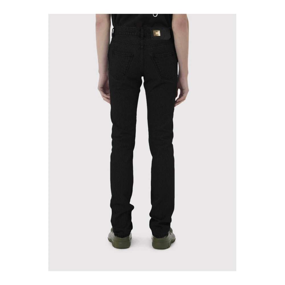 JW Anderson Twisted Jeans Black Heren