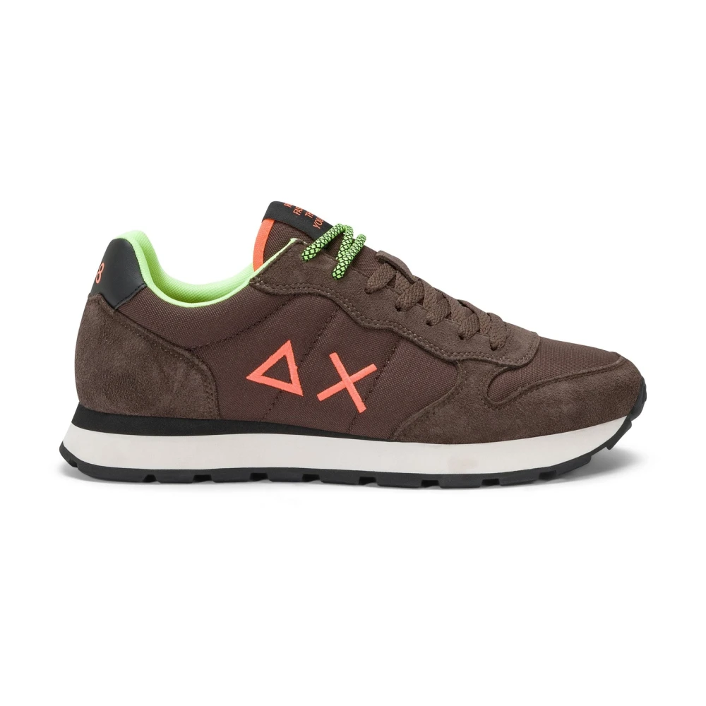 Sun68 Casual Sneakers Tom Fluo Heren Schoenen Bruin