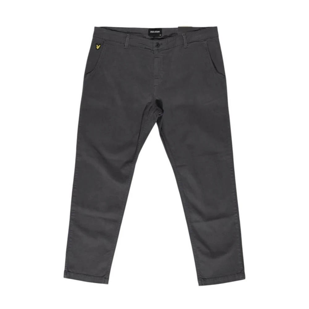 Lyle & Scott Grijze Katoenmix Regular Fit Jeans Gray Heren