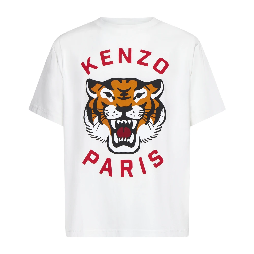 Kenzo Men's White T-Shirts,, Stylish Beige T-Shirts And Polos Medium