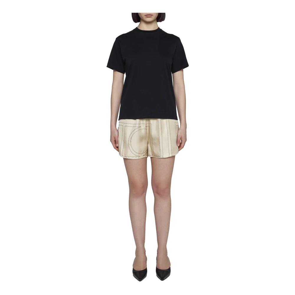 TotêMe Zwarte T-shirts en Polos Black Dames