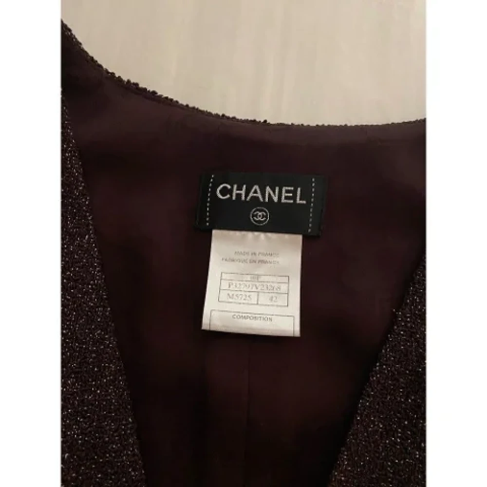 Chanel Vintage Gebruikte Jumpsuit & Playsuit Gebruikt Brown Dames