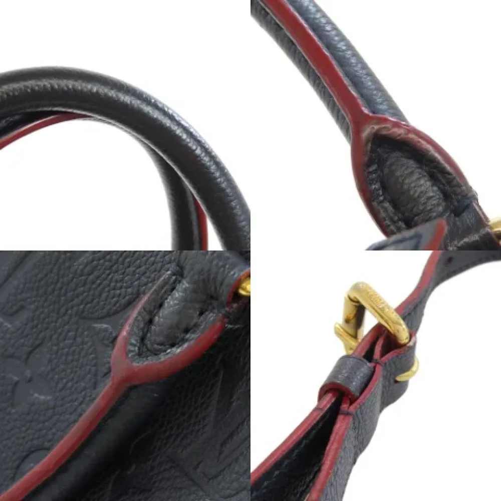 Louis Vuitton Vintage Pre-owned Leather travel-bags Blue Dames