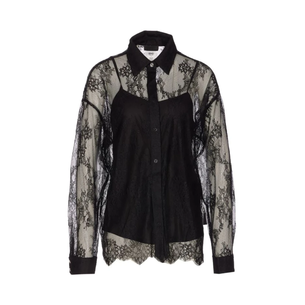 Liu Jo Donna Nero Camicette 2XL, New,