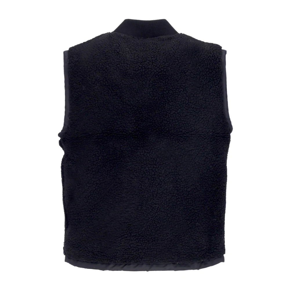 alpha industries Zwarte Sherpa Mouwloze Ritsvest Black Heren