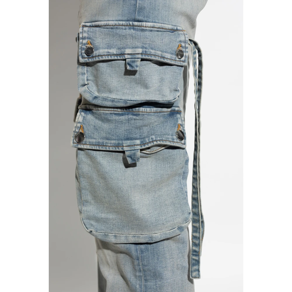 Amiri Pocket Jeans Blue Heren