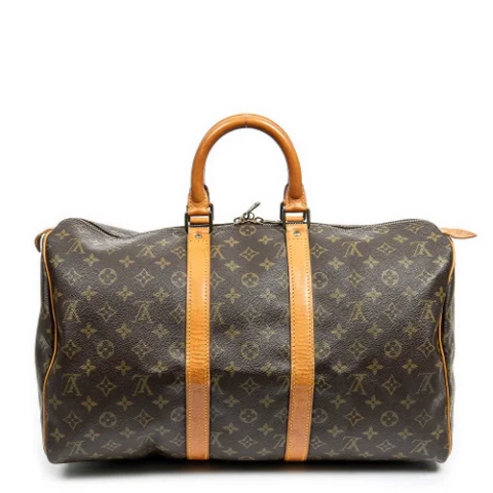 Louis Vuitton Vintage Pre-owned Canvas travel-bags Brown Dames