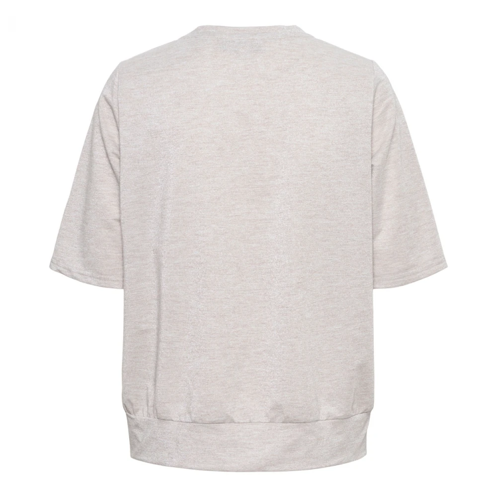 &Co Woman T-shirt met ronde hals Beige Dames