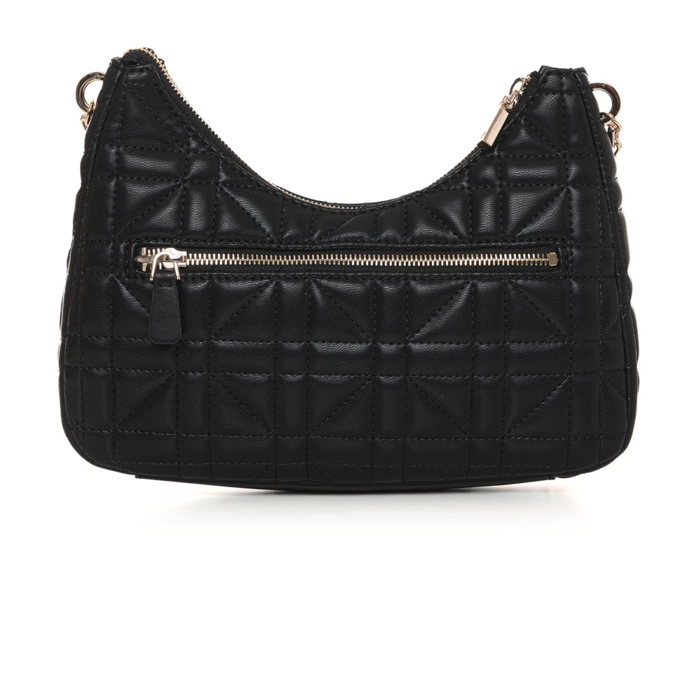 Guess Gewatteerde Medium Tas met Kettingband Black Dames