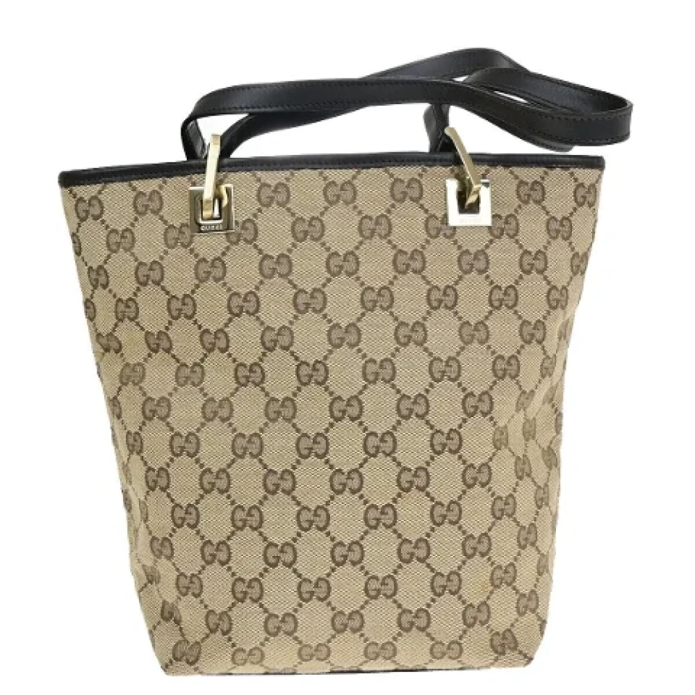 Gucci Vintage Pre-owned Canvas gucci-bags Brown Dames